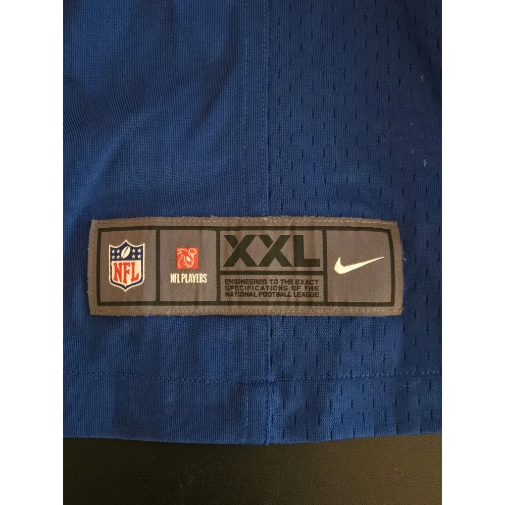 Nike Indianapolis Colts Mend XXL Andrew Luck #12 On Field Jersey Blue 472797-431
